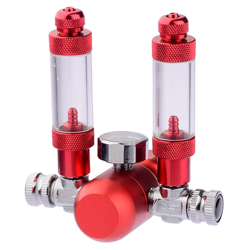 ST-02 Miljövänlig Dual-Meter CO2 Aquarium Pressure Regulator