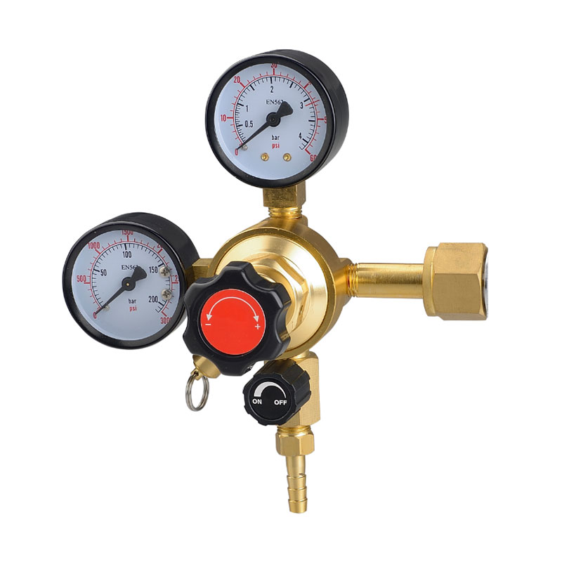 TR-60A aluminiumlegering Multi-Speed ​​CO2 tryckregulator