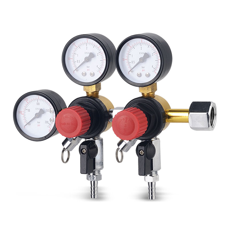 TR-98-2 Aluminium högprecisions CO2 gastrycksregulator