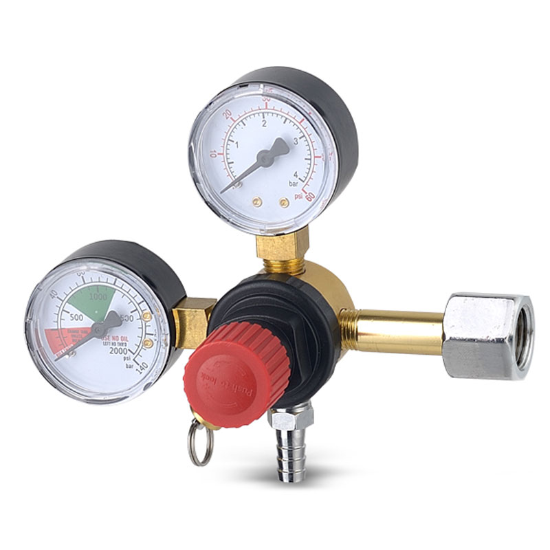 TR-98 Aluminium Precision CO2 tryckregulator